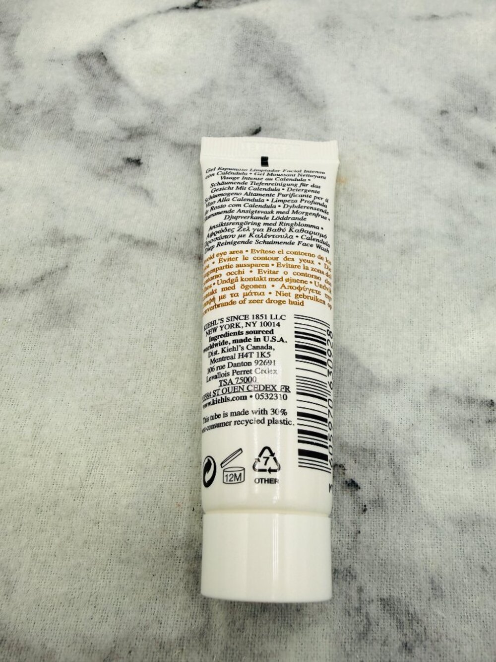 Kiehls Skincare Set-Calendula Deep Cleansing Foaming Face Wash,3 x 30ml-2pc-NEW - Picture 10 of 14